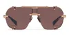 Balmain Colonel - Rose Gold / Brown Swirl Sunglasses