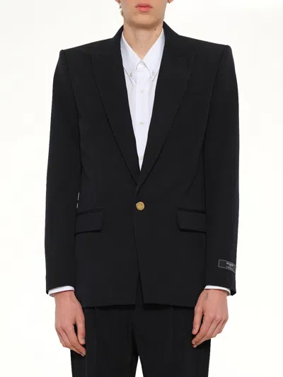 Balmain 1 Btn Gdp Jacket In Black