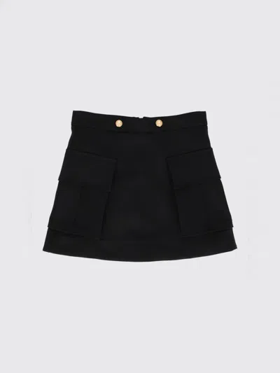 Balmain Skirt Kids Color Black