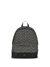 Balmain All-over Logo-pattern Backpack In Multi