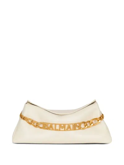 Balmain 1945 Shoulder Bag In Neutral