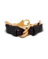 Balmain Soft Chain Leather Bracelet