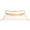 Balmain 1945 Soft Crinkled Leather Clutch