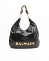 Balmain 1945 Soft Large Crinkled Hobo Bag