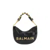 Balmain Soft Moon 1945 Shoulder Bag In Black