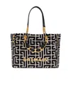 Balmain 1945 Soft Pb-monogrammed Jacquard Canvas Tote Bag