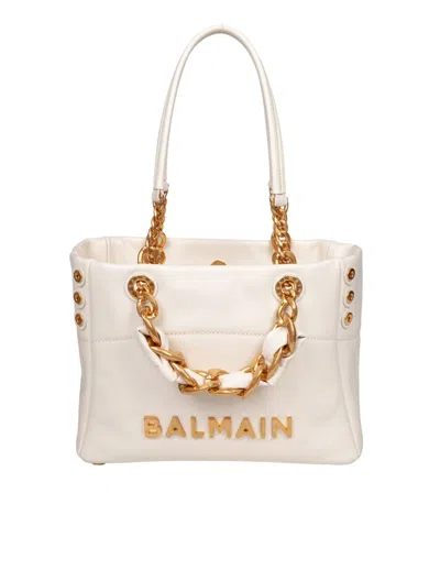 BALMAIN BALMAIN 1945 SOFT SMALL CALFSKIN HANDBAG