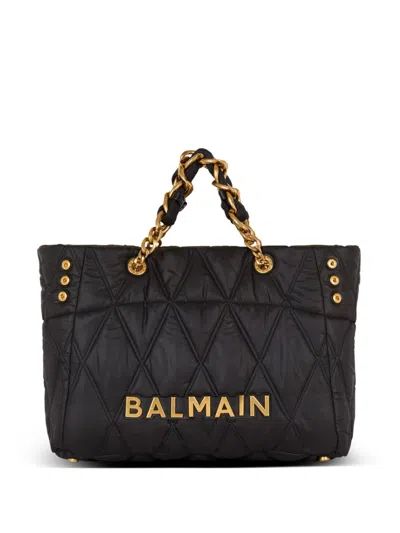 Balmain 1945 Tote Bag In Black