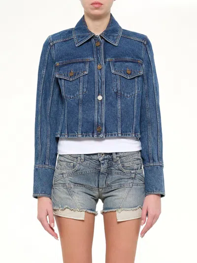 BALMAIN 2 POCKETS DENIM JACKET