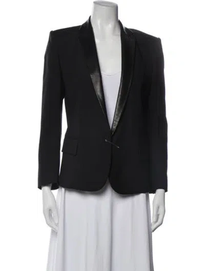 Pre-owned Balmain 2010's Wool Blazer In Black