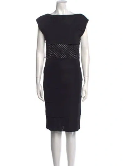 Pre-owned Balmain 2012 Knee-length Dress In Black