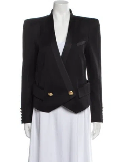 Pre-owned Balmain 2013 Wool Blazer In Black