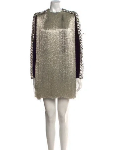 Pre-owned Balmain 2015 Mini Dress In Black