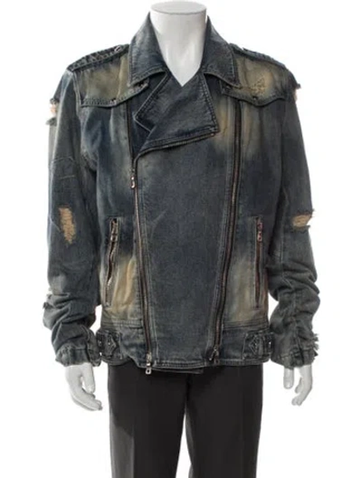 Pre-owned Balmain 2017 Denim Jacket In Blue
