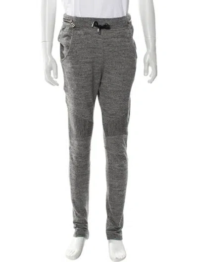 Pre-owned Balmain 2018 Lounge Bottoms In Gray