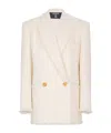 Balmain 2-button Tweed Jacket In Neutral