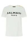 BALMAIN 3 BTN PRINTED BALMAIN T-SHIRT