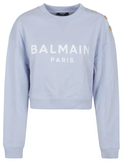 Balmain 3 Btns Printed Sweatshirt