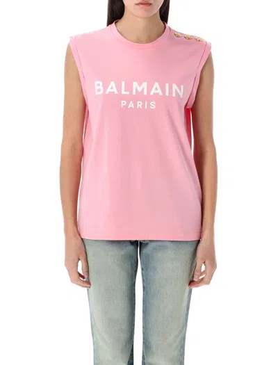Balmain 3-button Tank Top