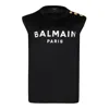 Balmain 3 Buttons  Paris Tank Top