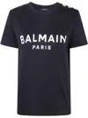Balmain 3 Buttons Printed T-shirt Clothing