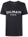 Balmain 3 Buttons Printed T-shirt Clothing