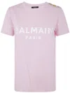 Balmain 3 Buttons Printed T-shirt