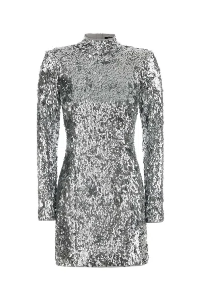 BALMAIN BALMAIN 3 BUTTONS SEQUINS SHORT DRESS