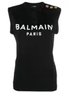 Balmain 3 Buttons Tank Top