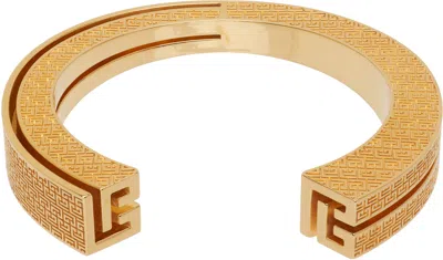 Balmain 3d Pb Bangle Bracelet In Gold