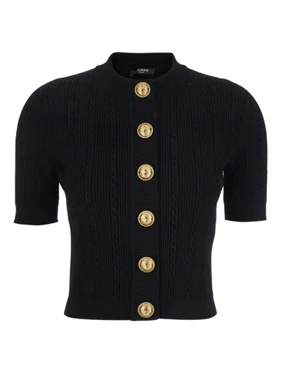 BALMAIN 4-POCKET CARDIGAN