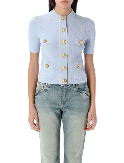 BALMAIN BALMAIN 4-POCKET KNITTED CARDIGAN