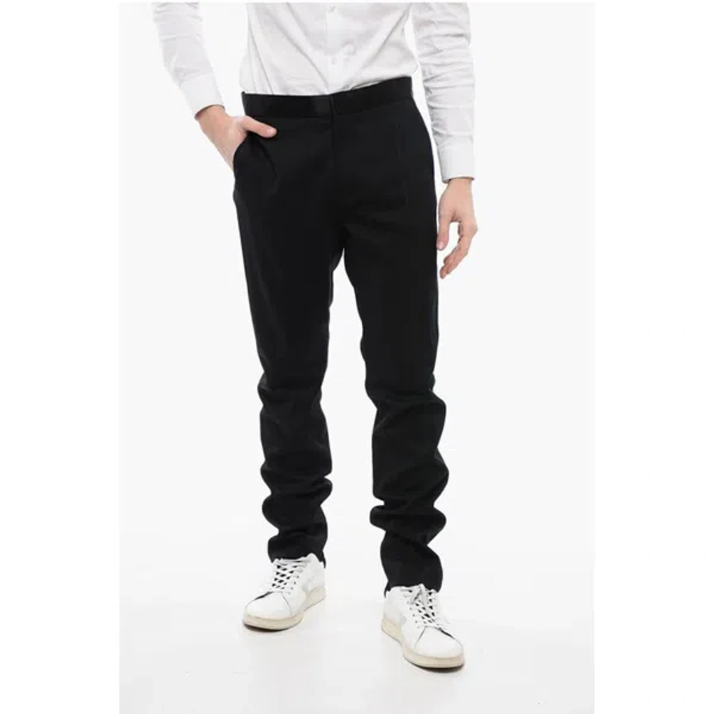 パンツ BALMAIN WOOL PANTS Balmain Men's Wool Pants With Strass Piping | Neiman Marcus