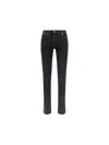 Balmain Jeans In Noir Delave
