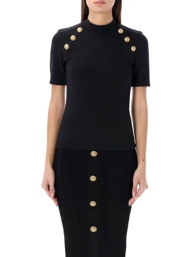 Balmain 6-button Knit T-shirt
