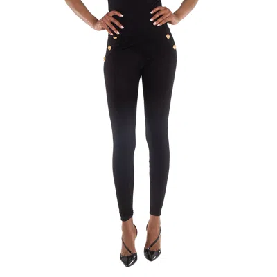 Balmain 6-button Knitted Leggings