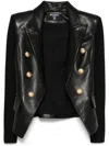 BALMAIN 6-BUTTON LEATHER JACKET