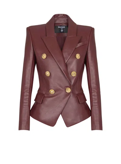 BALMAIN 6-BUTTONS LAMBSKIN JACKET