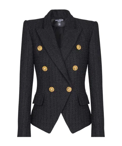 BALMAIN BALMAIN 6-BUTTONS TWEED JACKET