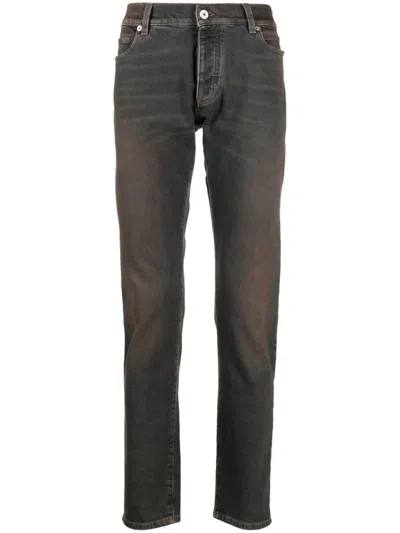 BALMAIN BALMAIN 6 PKT SLIM DIRTY BLUE PANTS