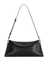 Balmain 64-83 Medium Bag In Smooth Leather In Black