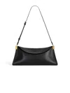 Balmain 64-83 Medium Bag In Smooth Leather In Black