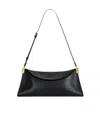 Balmain 64-83 Medium Bag In Smooth Leather In Black