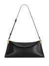 Balmain 64-83 Medium Bag In Smooth Leather In Black
