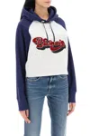 Balmain Logo-print Raglan-sleeve Hoddie In Multi