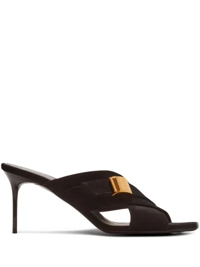 Balmain 75mm Uma Sandals In Black