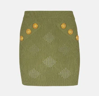Balmain Skirt In Green