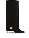 BALMAIN 95MM GAITER-EFFECT BOOTS