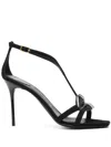 Balmain 95mm Lips Sandals In Schwarz
