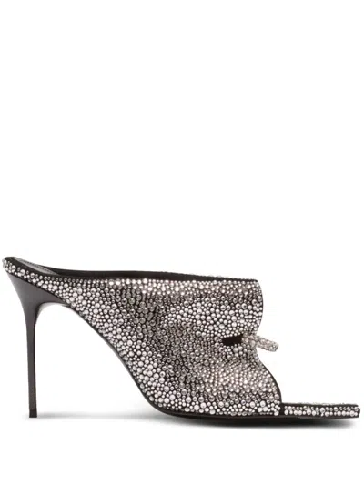 Balmain 95mm Pointed-toe Pumps In Gray